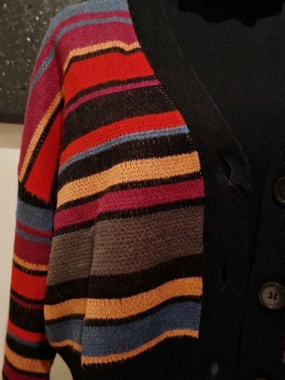 Farm Rio Macaw Ballet Stripes Cardigan M - Picture 7 of 13
